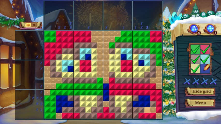 Adventure Mosaics: Winter Holidays Screenshot 3