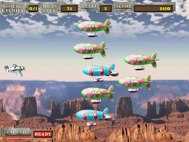 Air Typer - Typing Game for PC Schermafbeelding 1