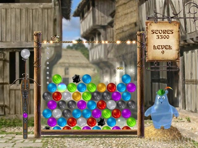 Aquatic of Sherwood Bubble Shooter Schermafbeelding 1