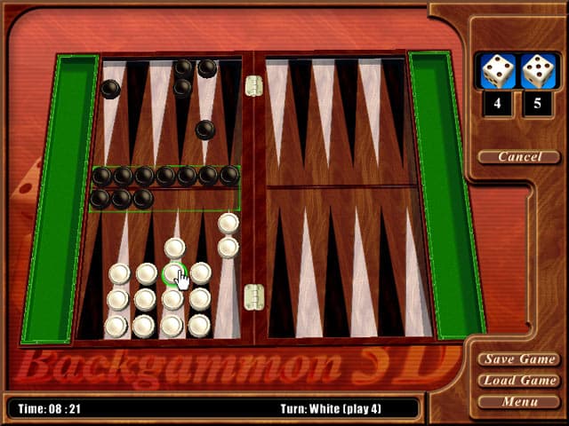 Backgammon Schermafbeelding 2