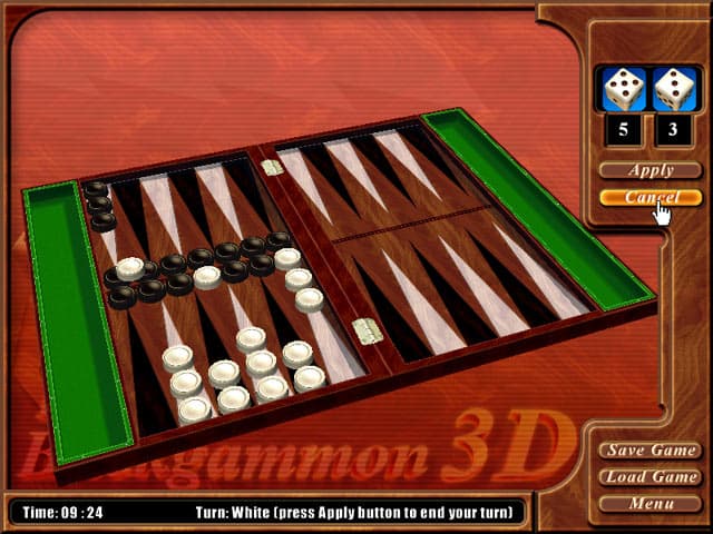 Backgammon Schermafbeelding 3