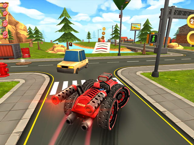 Cartoon Hot Racer 3D Schermafbeelding 3