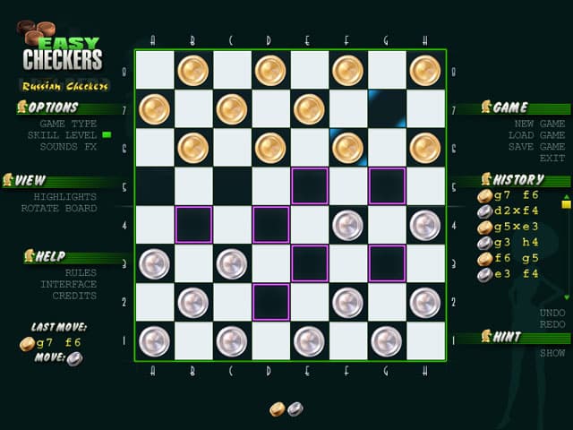 Easy Checkers Capture d'écran 2