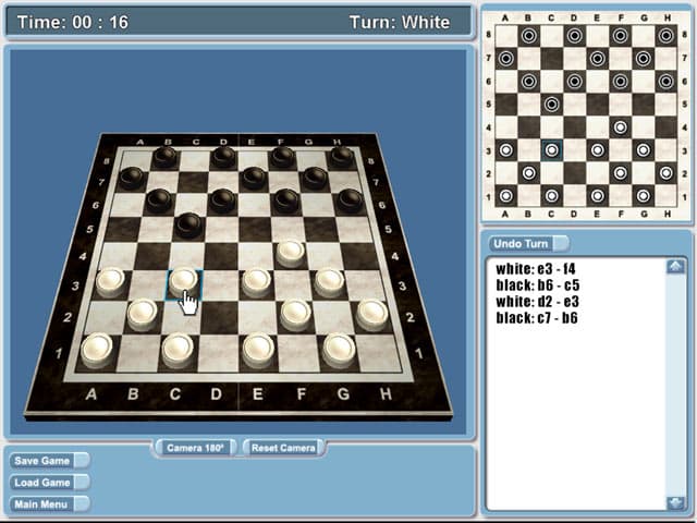 Real Checkers Screenshot 1