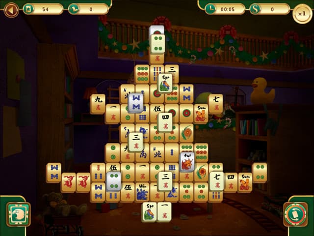 Christmas Mahjong Screenshot 1