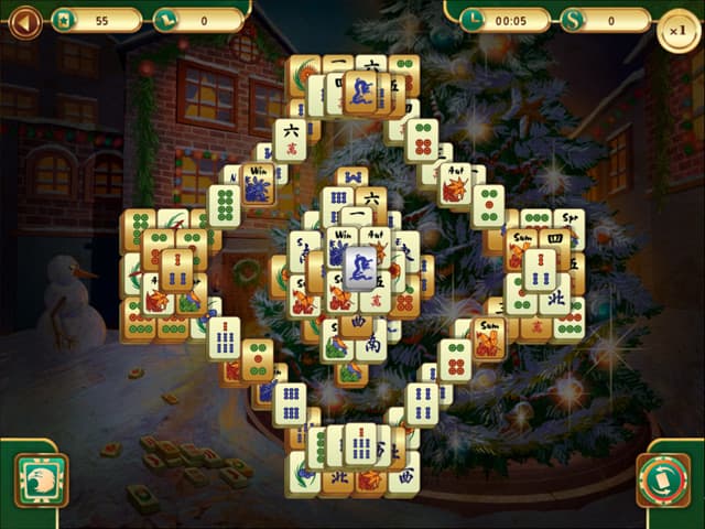 Christmas Mahjong Schermafbeelding 3