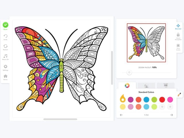 Coloring Book for Adults Captura de pantalla 1