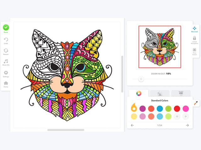 Coloring Book for Adults Скриншот 2