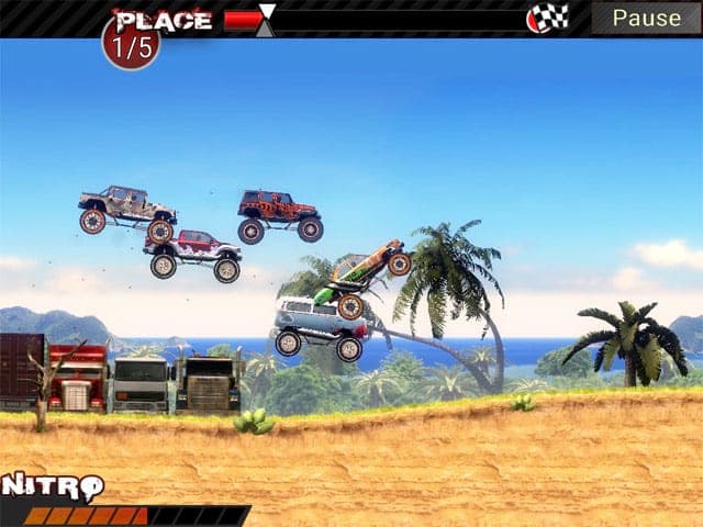 Crazy Monster Trucks Capture d'écran 3