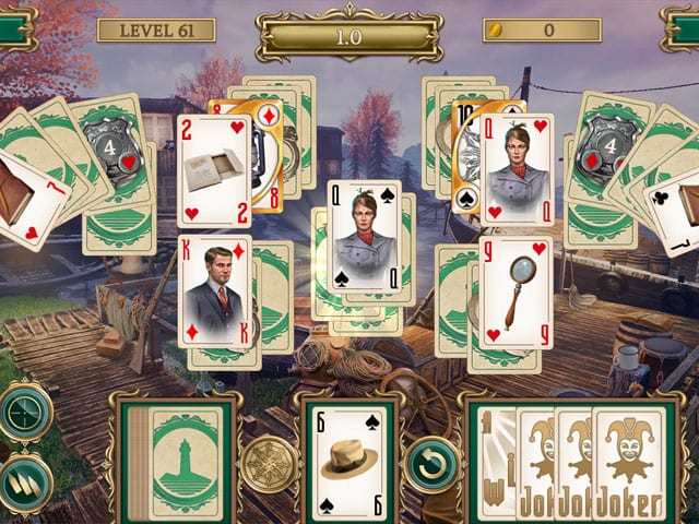 Detective Notes: Lighthouse Mystery Solitaire Скриншот 3