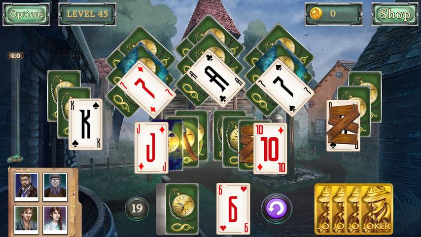 Detective Secrets Solitaire: The Curse of the Village Schermata 1