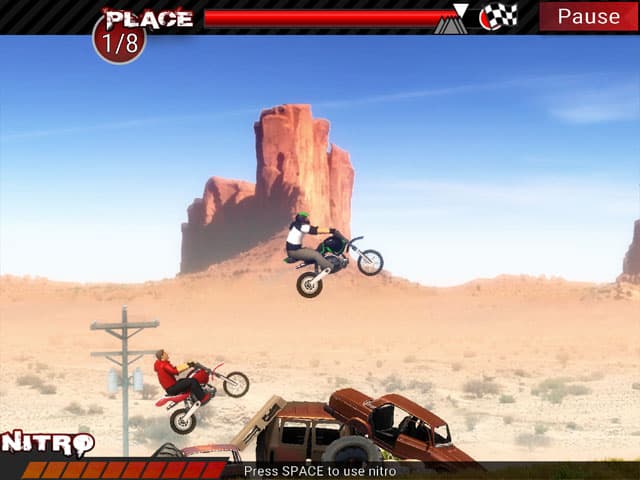 Dirt Bikes Super Racing Schermafbeelding 2