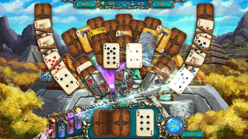 Dreamland Solitaire: Dragon's Fury Screenshot 2