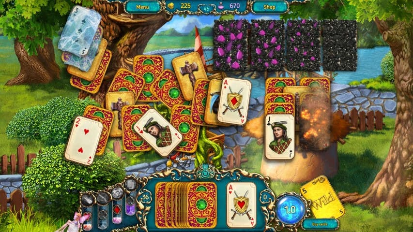 Dreamland Solitaire: Dragon's Fury Скриншот 3