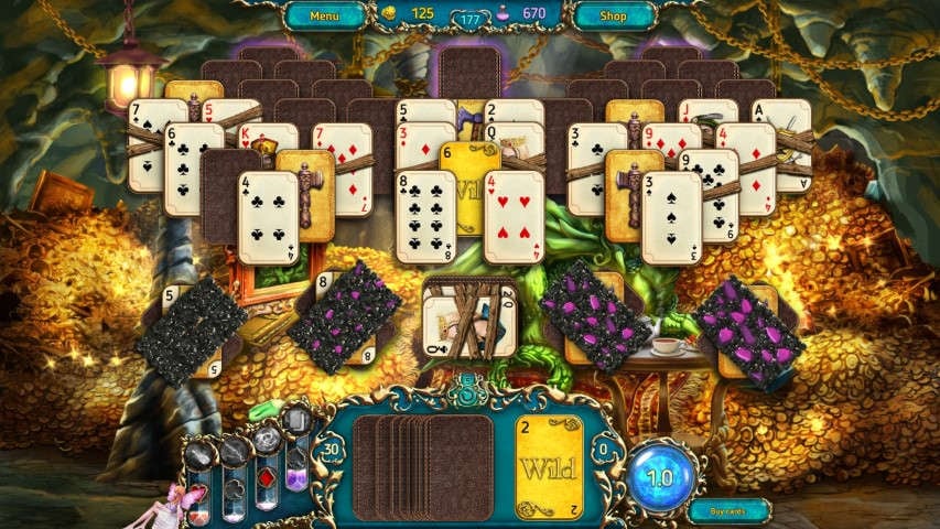 Dreamland Solitaire: Dragon's Fury Schermafbeelding 5