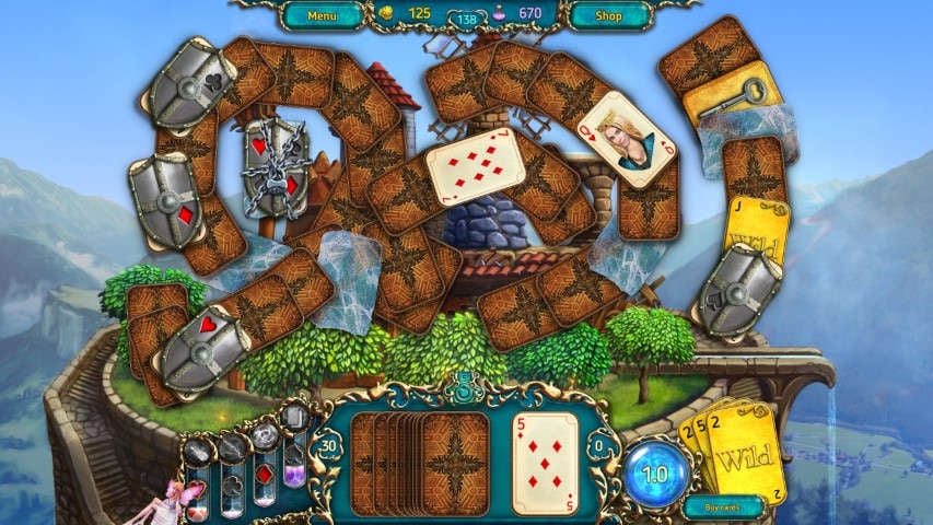 Dreamland Solitaire: Dragon's Fury Schermafbeelding 6