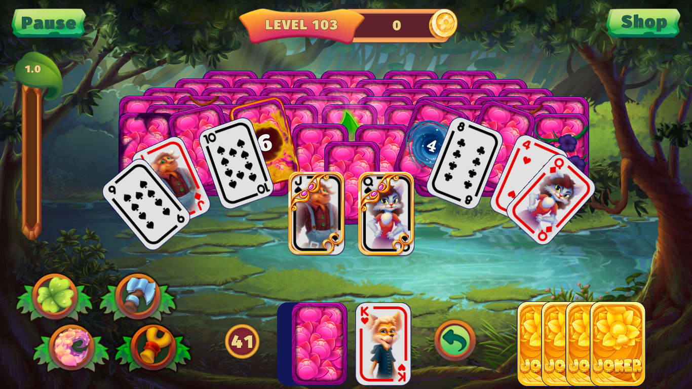 Fantasy forest solitaire gametop