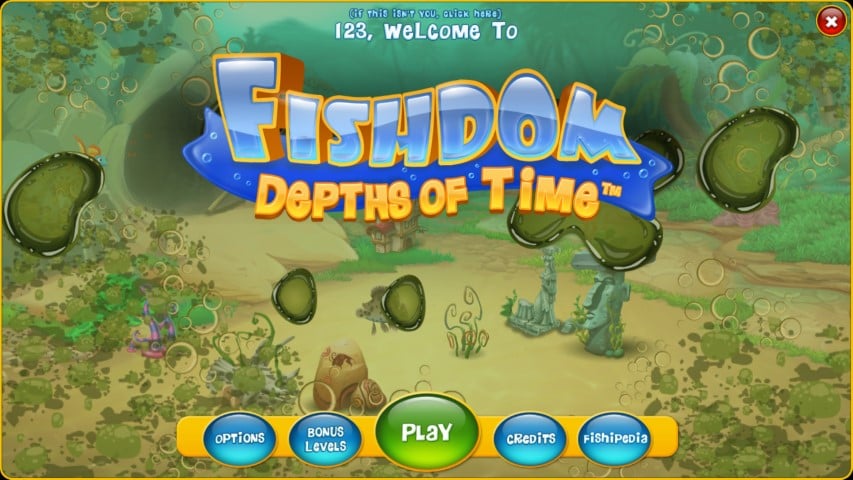 Fishdom: Depths of Time Schermafbeelding 0