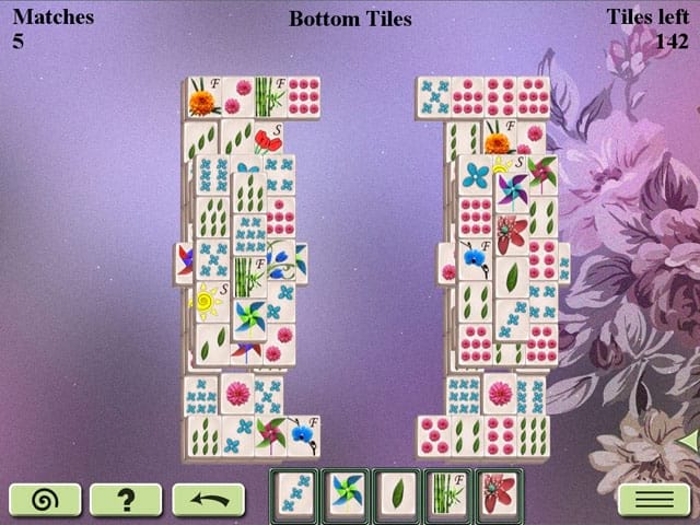 Flowers Mahjong Schermafbeelding 1