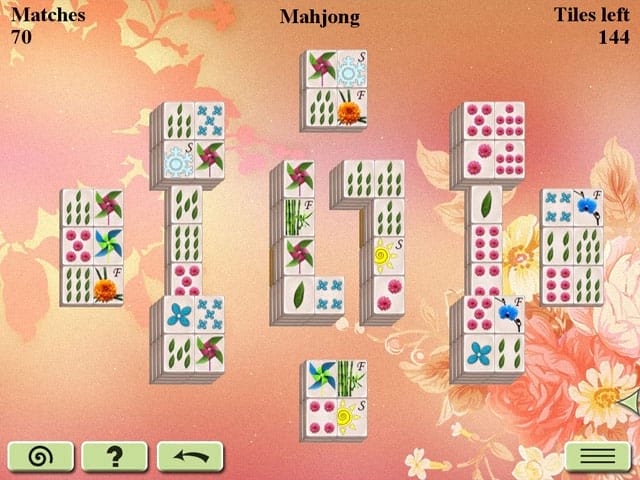 Flowers Mahjong Schermafbeelding 2