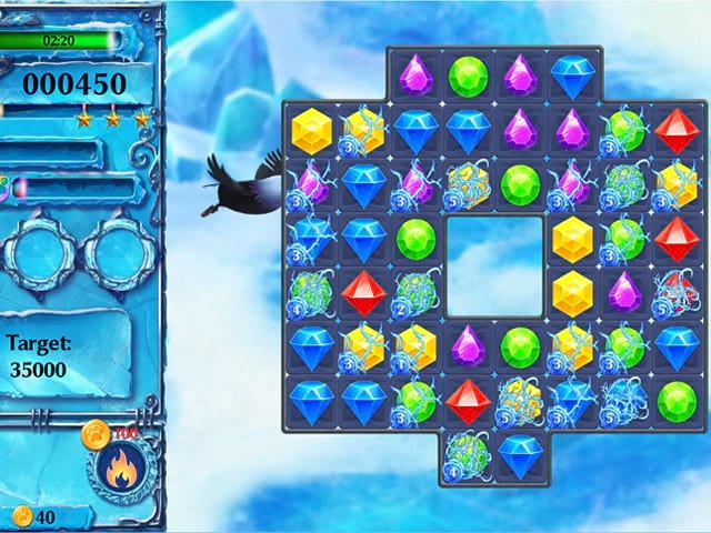 Ice Crystal Adventure Schermafbeelding 2