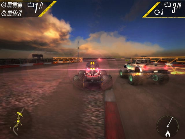 Insane Monster Truck Racing Captura de pantalla 1