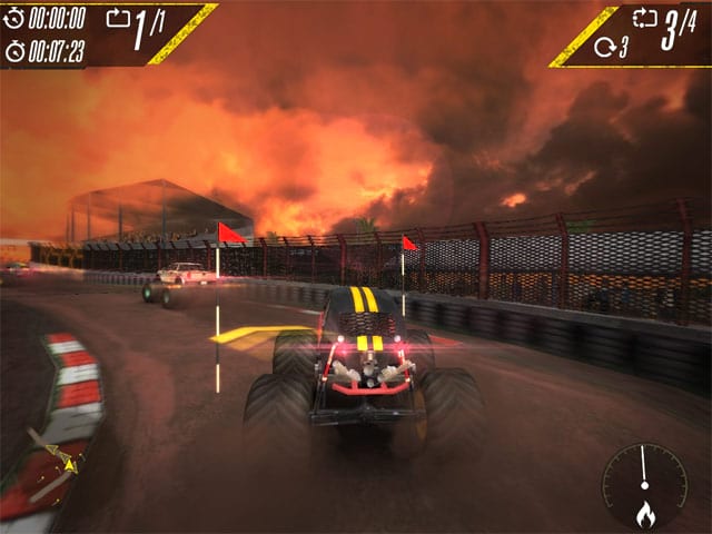 Insane Monster Truck Racing Captura de pantalla 3