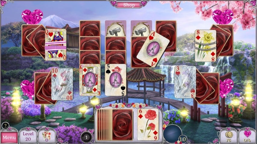 Jewel Match Solitaire L'Amour Schermafbeelding 2