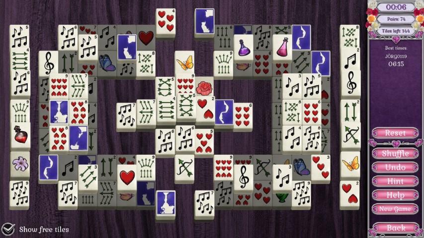 Jewel Match Solitaire L'Amour Schermafbeelding 3