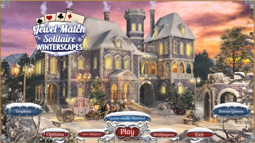 Jewel Match Solitaire Winterscapes Schermafbeelding 0