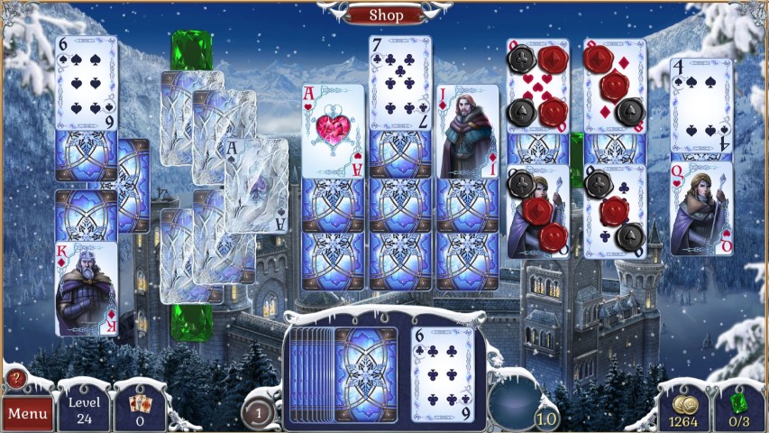 Jewel Match Solitaire Winterscapes Capture d'écran 2