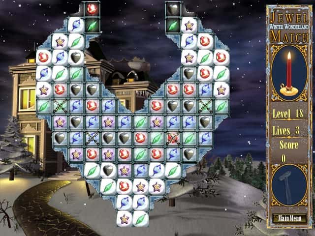 Jewel Match Winter Wonderland Скриншот 2