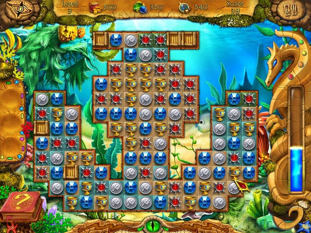 Lost in Reefs Match 3 Screenshot 1