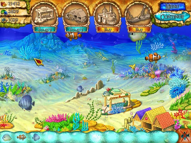 Lost in Reefs Match 3 Screenshot 2