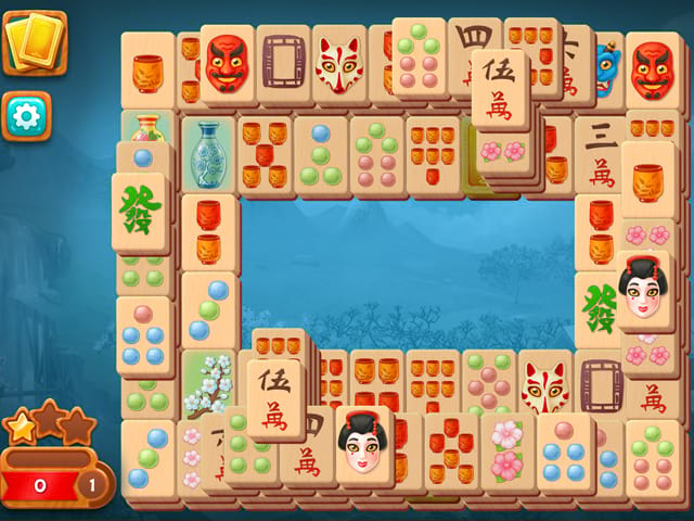 Mahjong Fest: Sakura Garden Schermafbeelding 2