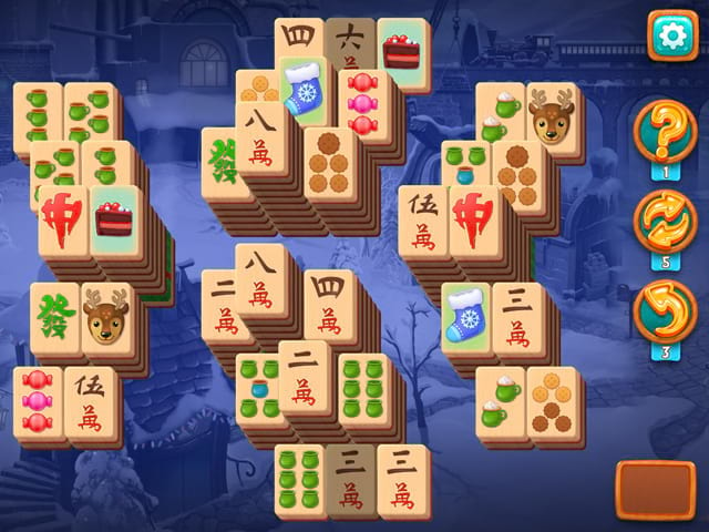 Mahjong Fest: Winterland Schermafbeelding 2