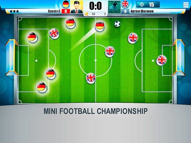 Mini Football Championship Schermafbeelding 1