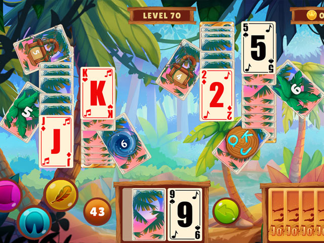 Musical Mystery of the Tropical Island Solitaire Screenshot 1