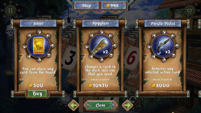 Pirates Adventure Solitaire 2 Screenshot 2
