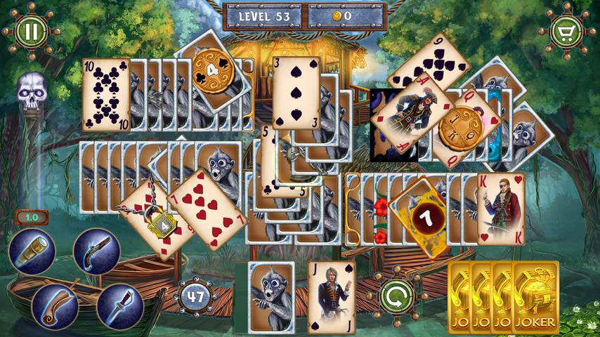 Pirates Adventure Solitaire Schermafbeelding 0