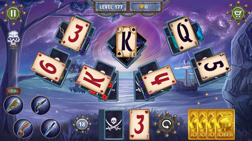 Pirates Adventure Solitaire Capture d'écran 2