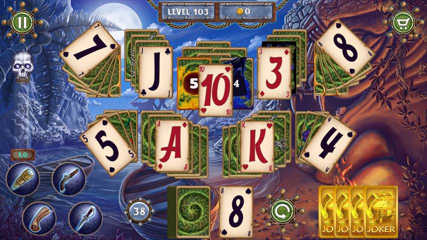 Pirates Adventure Solitaire Schermafbeelding 4