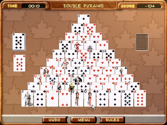 Pyramid Solitaire Скриншот 2