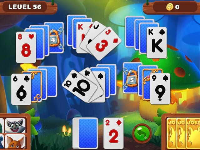 Rescue Friends Solitaire Captura de pantalla 1