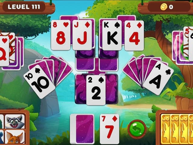 Rescue Friends Solitaire Скриншот 2