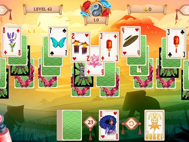 Samurai Solitaire: Threads of Fate Schermafbeelding 1