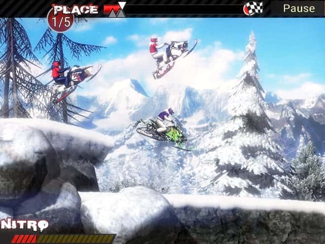 Snowmobile Extreme Racing Schermafbeelding 1