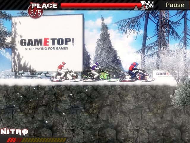 Snowmobile Extreme Racing Schermafbeelding 2