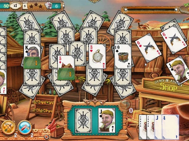 Solitaire Chronicles: Wild Guns Schermafbeelding 3