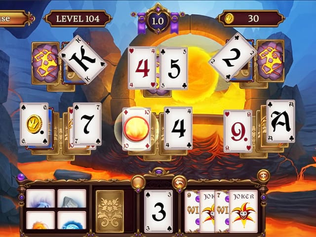 Solitaire: Elemental Wizards Screenshot 3